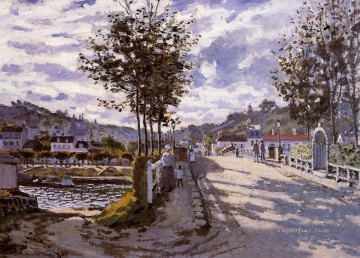  Bridge Art Painting - The Bridge at Bougival Claude Monet